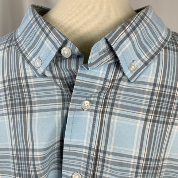 George Classic Fit Light Blue & Gray Long Sleeve Button Down Size 2XL (50-52) - Picture 7 of 7